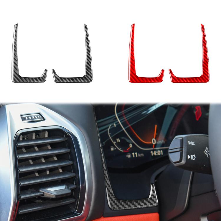 Per BMW Serie 8 G14 2019-2024 2 pezzi/set strumenti guida a sinistra adesivi decorativi su entrambi i lati, Left-hand Drive