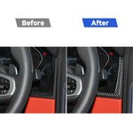Per BMW Serie 8 G14 2019-2024 2 pezzi/set strumenti guida a sinistra adesivi decorativi su entrambi i lati, Left-hand Drive
