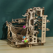 LG825 Meccanico Track Ball 3D Giocattolo di puzzle in legno Ornamenti fatti a mano fai da te, Mechanical Track Ball