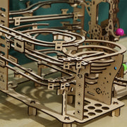 LG825 Meccanico Track Ball 3D Giocattolo di puzzle in legno Ornamenti fatti a mano fai da te, Mechanical Track Ball