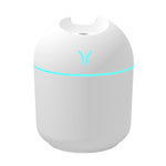 Umidificatore per auto con luce notturna colorata da tavolo USB Mini, specifiche:, 250ml (Y-White), 250ml (Y-Pink), 250ml (Y-Blue), 220ml (Y2-White), 220ml (Y2-Pink), 220ml (Y2-Blue)