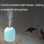 Umidificatore per auto con luce notturna colorata da tavolo USB Mini, specifiche:, 250ml (Y-White), 250ml (Y-Pink), 250ml (Y-Blue), 220ml (Y2-White), 220ml (Y2-Pink), 220ml (Y2-Blue)