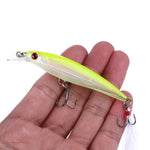 HENGJIA MI094 Simulazione Laser Esche finte Minnow Esche da pesca, 1, 2, 3, 4, 5, 6, 7, 8, 9, 10, 10 Colors Boxed