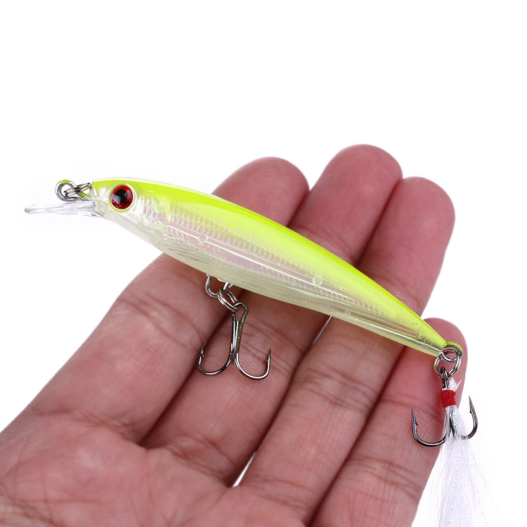 HENGJIA MI094 Simulazione Laser Esche finte Minnow Esche da pesca, 1, 2, 3, 4, 5, 6, 7, 8, 9, 10, 10 Colors Boxed