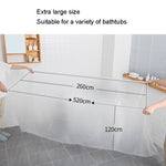 10 sacchetti borsa da bagno usa e getta vasca da bagno addensata botte di legno SPA pellicola per sacchetto di plastica