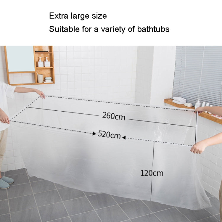 10 sacchetti borsa da bagno usa e getta vasca da bagno addensata botte di legno SPA pellicola per sacchetto di plastica