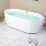10 sacchetti borsa da bagno usa e getta vasca da bagno addensata botte di legno SPA pellicola per sacchetto di plastica