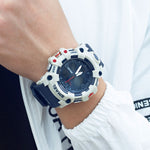 SMAEL 8008 Orologio da uomo luminoso impermeabile multifunzionale per sport all'aria aperta, Red, Black, Orange, Fluorescent Green, Deep Blue, Grass Green, Black Gold, Rose Gold, Black Blue