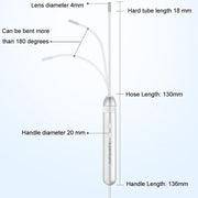 Supereyes Y001 + Endoscopio elettronico orale per gola nasale con tubo focalizzabile da 4 mm, Y001+