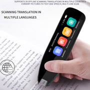 Hishell Penna per la registrazione della traduzione del dizionario della penna per la scansione di foto offline da 3,5 pollici, S40