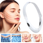 106892 EMS Strumento per il lifting del viso con massaggio a luce rossa e blu a microcorrente, (White), (Pink)