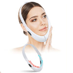 106892 EMS Strumento per il lifting del viso con massaggio a luce rossa e blu a microcorrente, (White), (Pink)