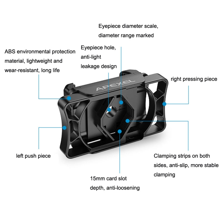 APEXEL APL-F002 Doppia fotocamera monoculare per smartphone