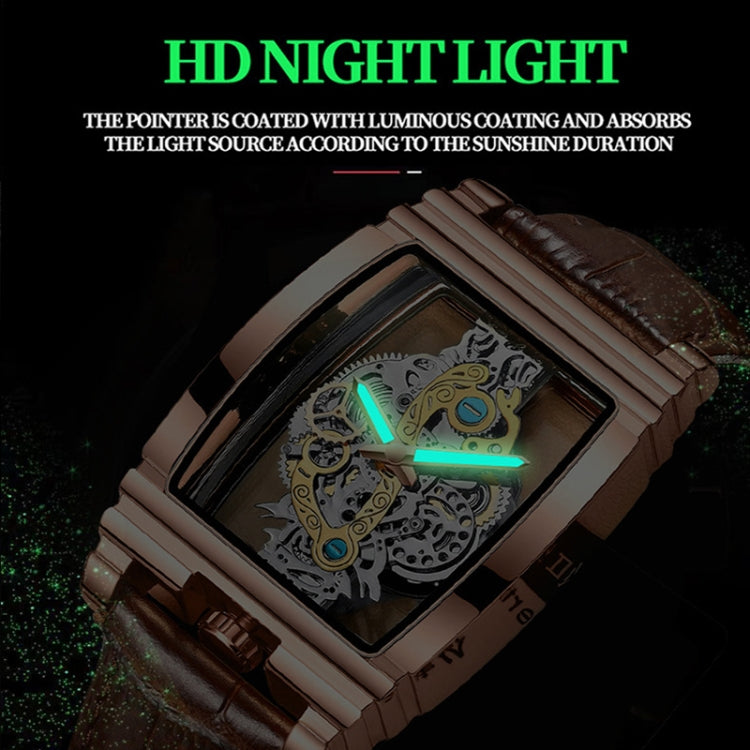 BINBOND B5011 Orologio da uomo luminoso impermeabile 30m