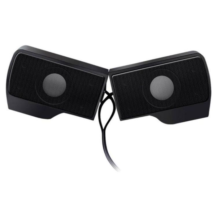 Mini soundbar con altoparlante stereo USB a clip per notebook, laptop, PC, desktop, tablet, Mini Clip-On
