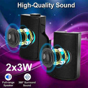 Mini soundbar con altoparlante stereo USB a clip per notebook, laptop, PC, desktop, tablet, Mini Clip-On