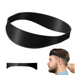 Salon Neck Hair Line Guide Barber Trim Righello Capelli Strumento fai da te Strumenti per tagliare i capelli, Non-adjustable (Black), Non-adjustable (Grey), Non-adjustable (Blue), Non-adjustable (Red)