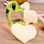 Modello di taglio del pane per panini in acciaio inossidabile da 2 pezzi con stampo per biscotti di verdure e frutta, Large Love, Large Star, Large Dinosaur, Large Gingerbread Man