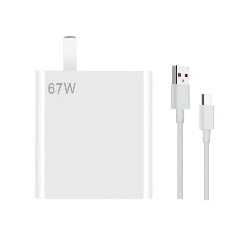 Per Xiaomi / Redmi Phone 67W Caricabatterie universale per telefono Testa di ricarica per spina americana, stile:, Charger, Charger+1m Line