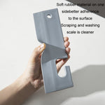 Strumenti per la pulizia del tergicristallo in silicone per specchio da bagno, White, Grey