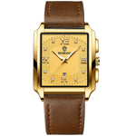 BINBOND B4143 Orologi al quarzo impermeabili da uomo rettangolari da esterno