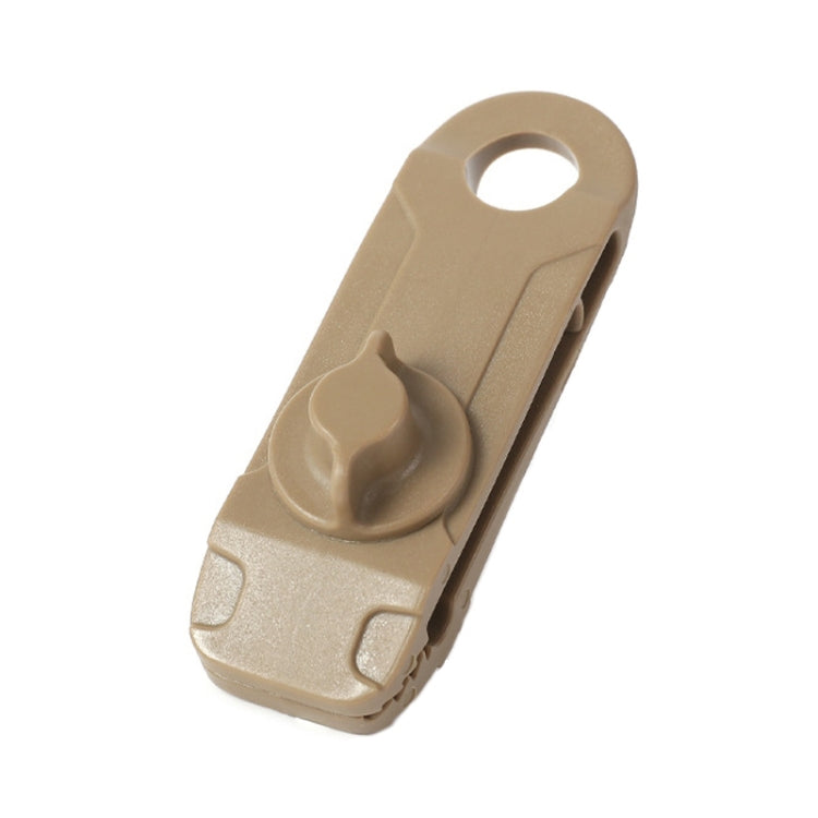 10pcs tenda aggiuntiva punto di trazione clip squalo campeggio esterno baldacchino clip antivento, 1PC (Mud-color), 1PC (Dark Green)