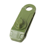 10pcs tenda aggiuntiva punto di trazione clip squalo campeggio esterno baldacchino clip antivento, 1PC (Mud-color), 1PC (Dark Green)