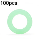 Anello di avvertimento riflettente in silicone multifunzionale con cerchio luminoso da campeggio all'aperto da 100 pezzi, Luminous Circle