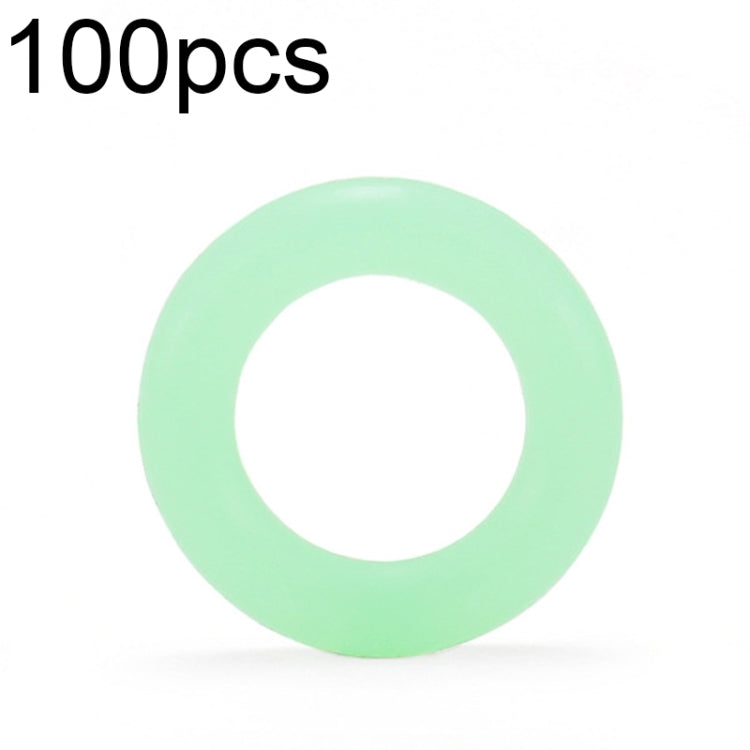 Anello di avvertimento riflettente in silicone multifunzionale con cerchio luminoso da campeggio all'aperto da 100 pezzi, Luminous Circle
