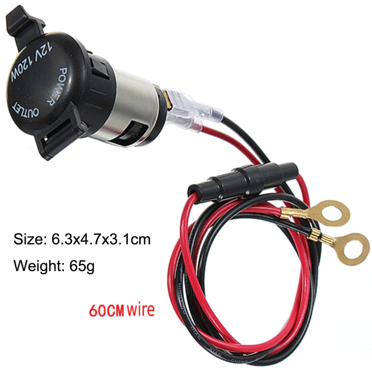 Presa accendisigari per auto Alimentazione elettrica impermeabile 120 W / 250 W Modifica 12 / 24 V Accendisigari Sede madre, Cigarette Lighter Socket