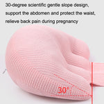 Supporto per la vita in gravidanza Cuscino in cotone Cuscino per traversine laterali Cuscino per addome rimovibile e lavabile, Pink, Green, Gray