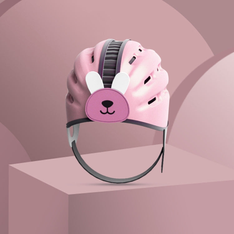 Morbido cappello di sicurezza per casco da bambino Cappello protettivo anti-collisione per bambini che camminano, Blue Rabbit, Pink Rabbit, Lion Orange, Lion Brown