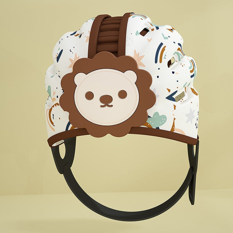 Morbido cappello di sicurezza per casco da bambino Cappello protettivo anti-collisione per bambini che camminano, Blue Rabbit, Pink Rabbit, Lion Orange, Lion Brown