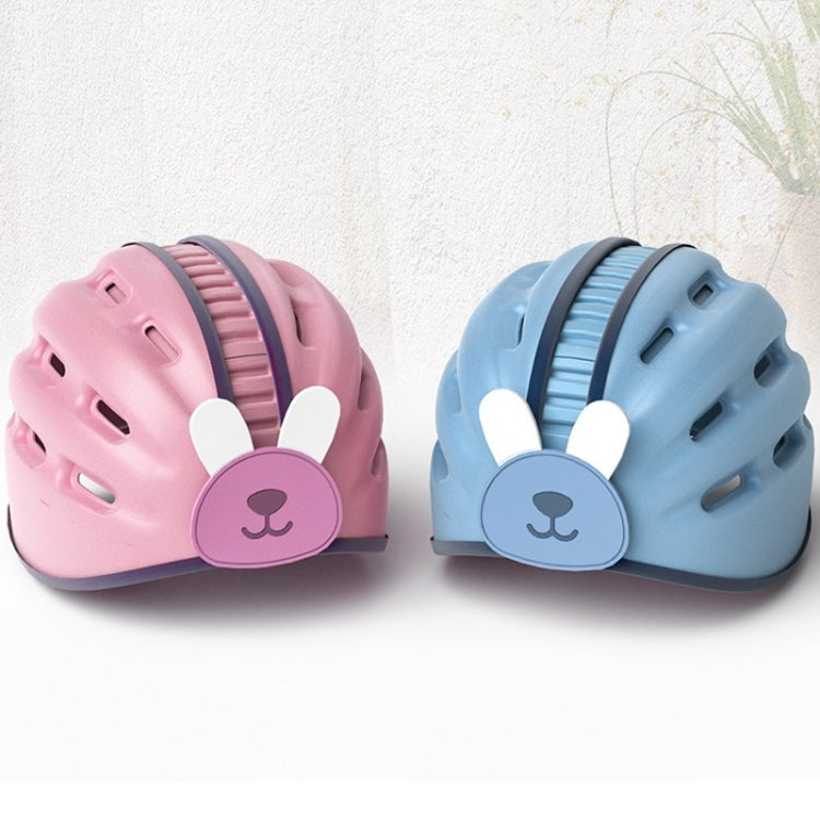 Morbido cappello di sicurezza per casco da bambino Cappello protettivo anti-collisione per bambini che camminano, Blue Rabbit, Pink Rabbit, Lion Orange, Lion Brown