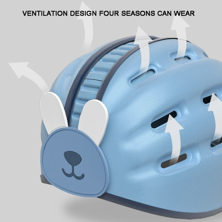 Morbido cappello di sicurezza per casco da bambino Cappello protettivo anti-collisione per bambini che camminano, Blue Rabbit, Pink Rabbit, Lion Orange, Lion Brown