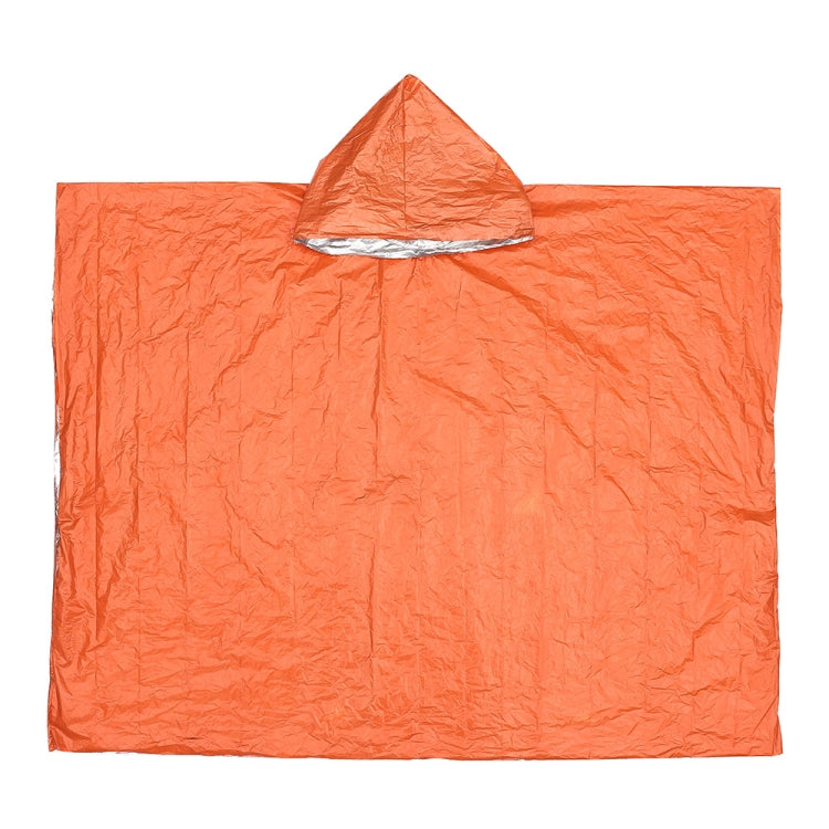 Impermeabile multifunzionale antivento riflettente addensato per ciclismo all'aperto, 130 x 100 cm (Orange)
