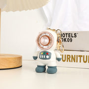 6092 Ventilatore per astronauta dei cartoni animati con cordino Mini ventola di ricarica USB portatile, 6092 Dark Gray, 6092 Light Blue, 6092 Purple, 6092 Pink