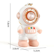 6092 Ventilatore per astronauta dei cartoni animati con cordino Mini ventola di ricarica USB portatile, 6092 Dark Gray, 6092 Light Blue, 6092 Purple, 6092 Pink