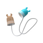 KD201 Lampada portatile da appendere al collo per leggere la luce notturna a LED, stile:, Bear (Blue+Brown), Bear (Orange+Green), Little Deer (Orange+Green), Little Deer (Blue+Brown), Bunny (Pink+Purple), Bunny (Green+Yellow), Cat (Green+Yellow)       ...