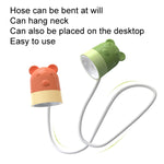 KD201 Lampada portatile da appendere al collo per leggere la luce notturna a LED, stile:, Bear (Blue+Brown), Bear (Orange+Green), Little Deer (Orange+Green), Little Deer (Blue+Brown), Bunny (Pink+Purple), Bunny (Green+Yellow), Cat (Green+Yellow)       ...