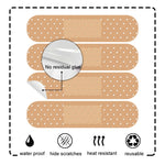 5 set di adesivi in PVC per cerotto per riparazione di graffi per auto per laptop, Band-Aid Sticker