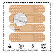 5 set di adesivi in PVC per cerotto per riparazione di graffi per auto per laptop, Band-Aid Sticker