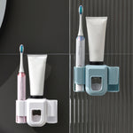 Porta spazzolino elettrico Spremi dentifricio automatico Porta dentifricio montato a parete per bagno