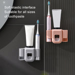 Porta spazzolino elettrico Spremi dentifricio automatico Porta dentifricio montato a parete per bagno