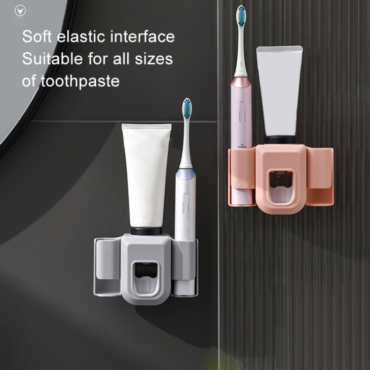 Porta spazzolino elettrico Spremi dentifricio automatico Porta dentifricio montato a parete per bagno