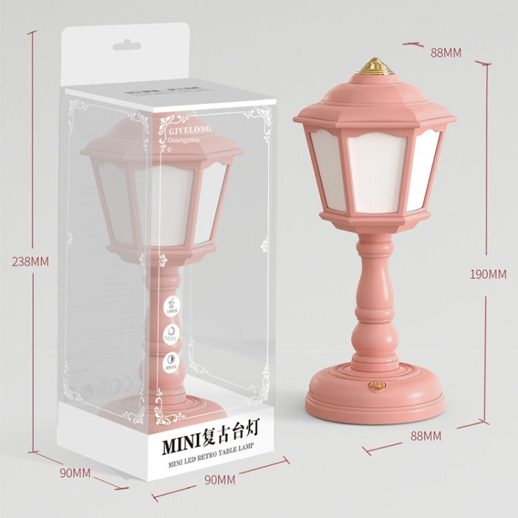 GIVELONG Lampada da tavolo retrò Ricarica USB Piccola luce notturna, Stile:, 320-1 Red, 320-2 Yellow, 320-3 Blue, 320-4 Green, 320-5 Purple, 320-6 White, 321-1 Red, 321-2 Yellow, 321-3 Blue, 321-4 Green, 321-5 Purple, 321-6 White, 322-1 Red, 322-2 Yell...
