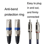 Cavo audio bilanciato 2RCA maschio 2XLR maschio 0,5-20m