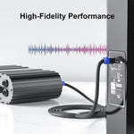 Cavo audio 4 conduttori maschio-maschio 0,5-15 metri