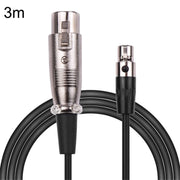 Cavo bilanciato XLR mini femmina a mini femmina audio