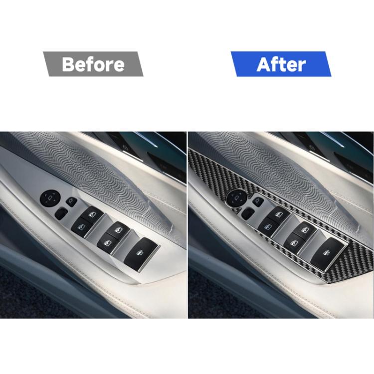 Per BMW Serie 8 G14 2019-2024 2 pezzi/set adesivi per sollevamento vetri convertibili con guida a destra, Right-hand Drive
